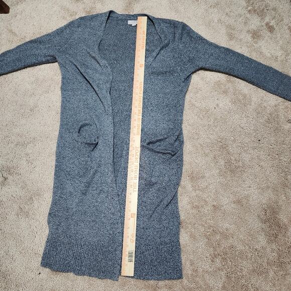 Women's Dark Gray LOFT Cardigan Size SP With Pockets - Picture 5 of 6